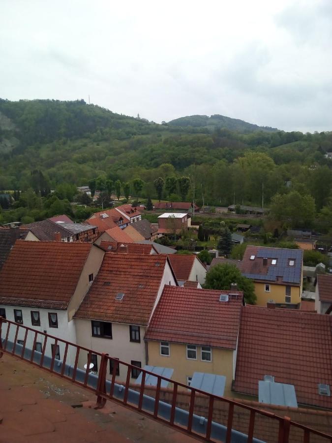 Kleine Ferienwohnung Am Kahlaer Markt Kahla  Zewnętrze zdjęcie